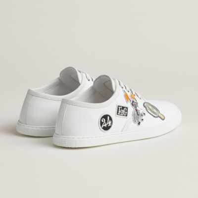 【◆ワッペンでカジュアル◇】HERMES スニーカー「Innocent」 スニーカーが主役 ワッペンが可愛い Hermes Innocentスニーカー